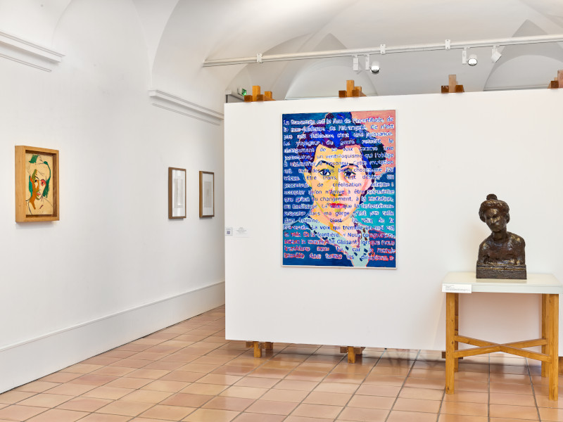 Agnès Thurnauer. On se retrouve chez toi. : Vue de l'exposition, Musée Matisse Nice